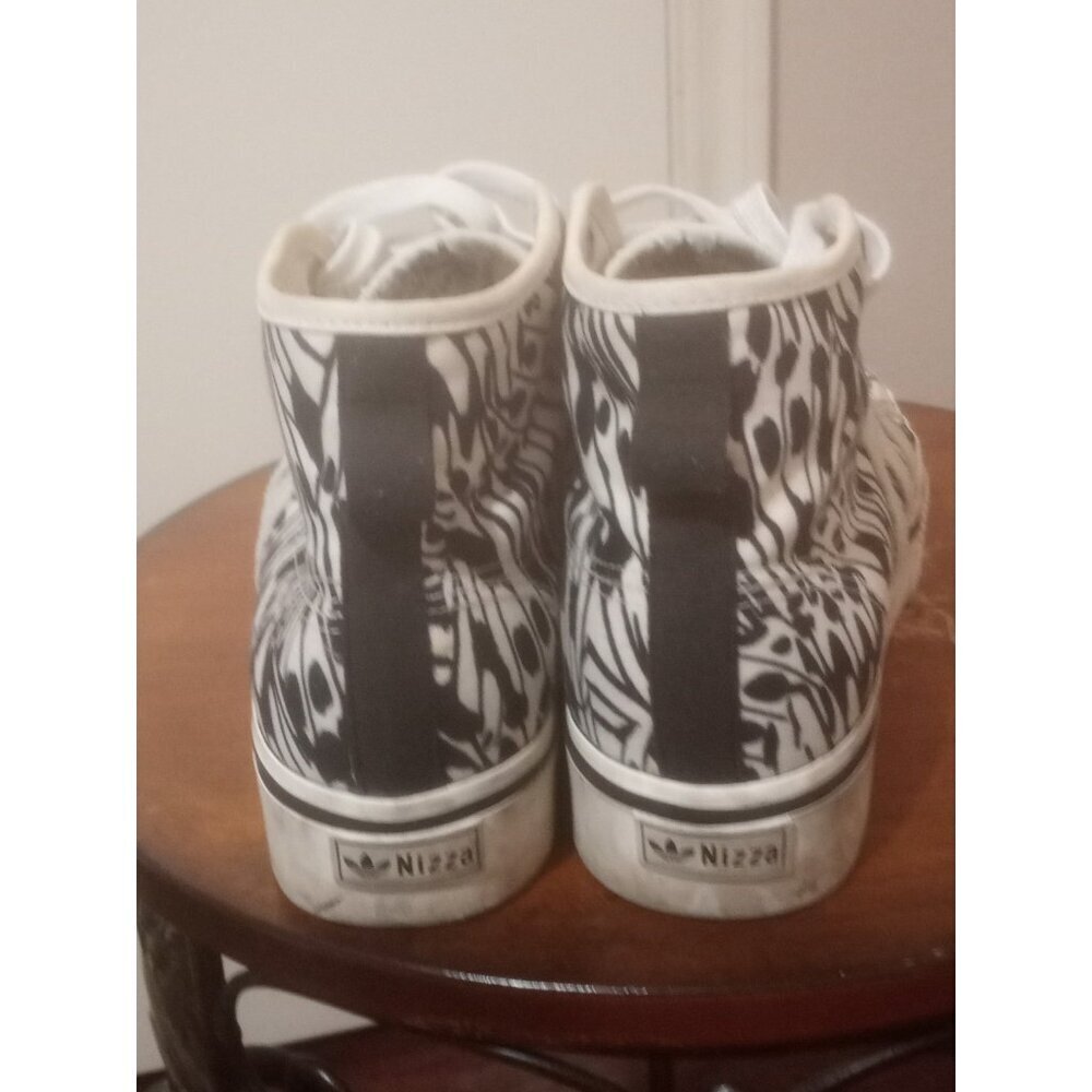 Adidas Nizza Platform Mid GY9424 White Athletic Sneaker Shoes Womens Size 10 - Picture 10 of 12